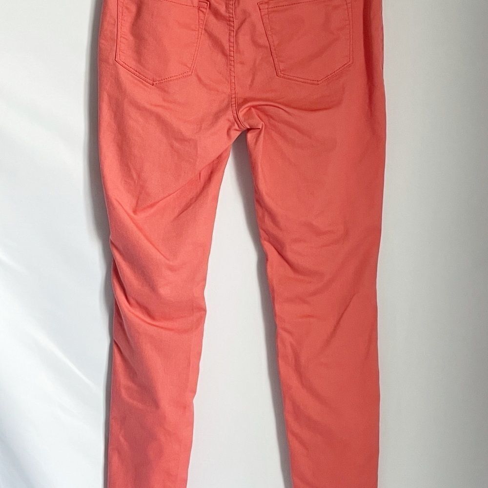 Refuge Light Weight Skinny Jeans Coral Size 10 - Picture 3 of 4